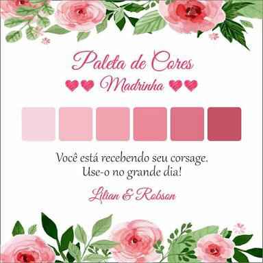 grava dos padrinhos x paleta Rosé #opinem - 1