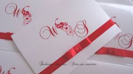 Minha arte do convite de casamento *---* - 1
