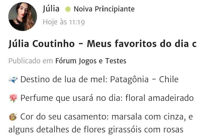 ÚLTIMO PASSO: Compartilhe seus favoritos de casamento! - 1