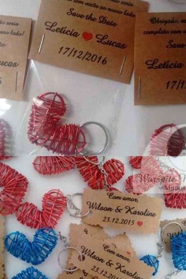 Chaveirinhos de coração