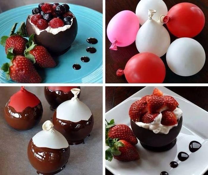 Copinho de chocolate.