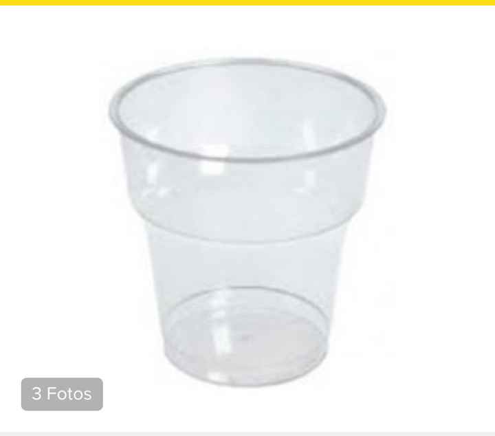Copos para a festa de casamento. - 1