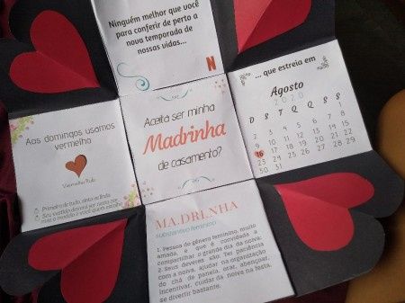 Ideias para convite das madrinhas - 1