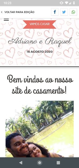 Site de casamento - 1