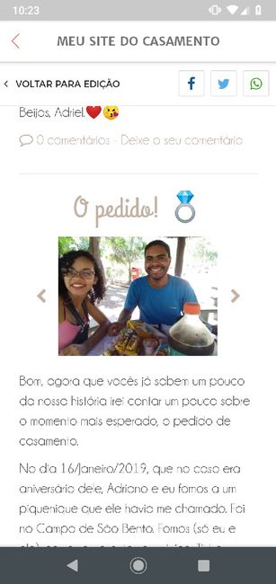 Site de casamento - 4