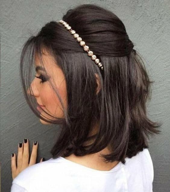 Penteado pra cabelo curto 9