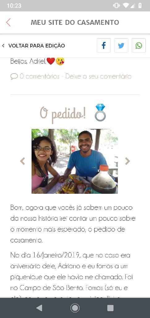 Site de casamento - 4