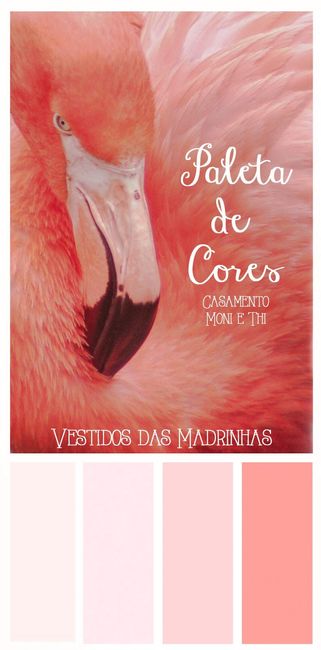 A cor do vestido das madrinhas ♥