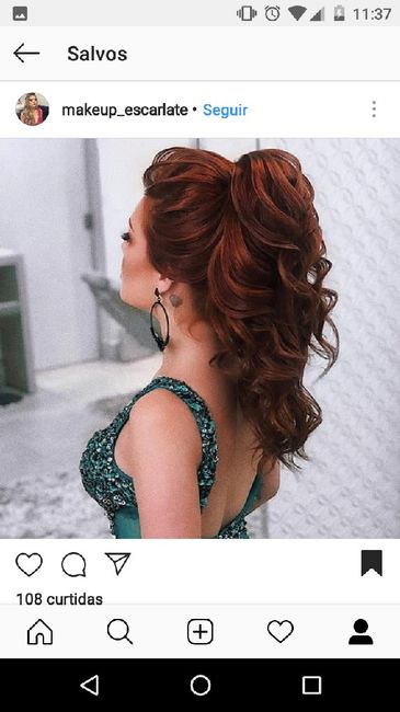 Inspiração maquiagem e penteado - 1