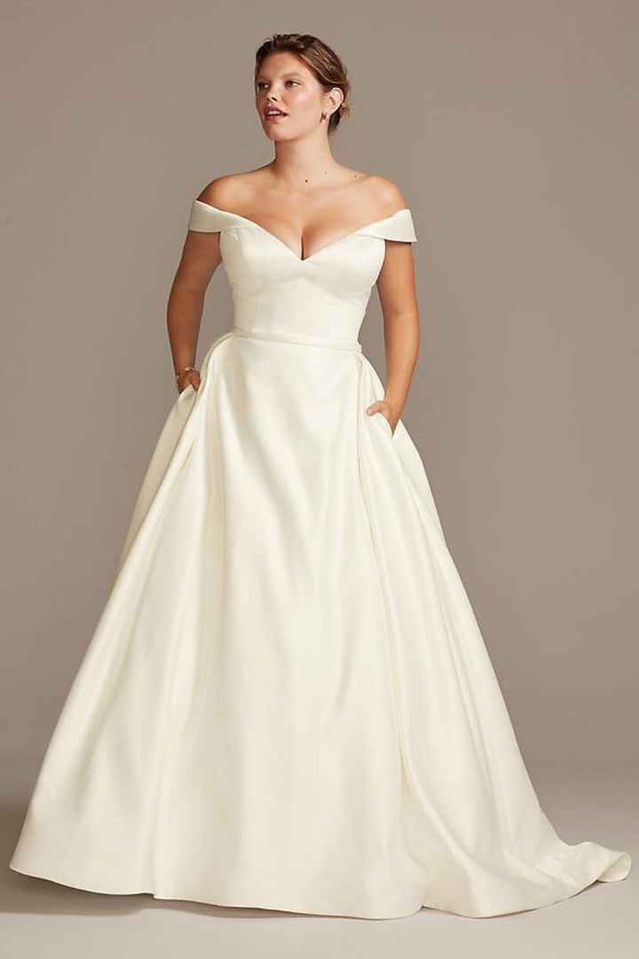 Vestido de noiva plusbsize alfaiataria - 1