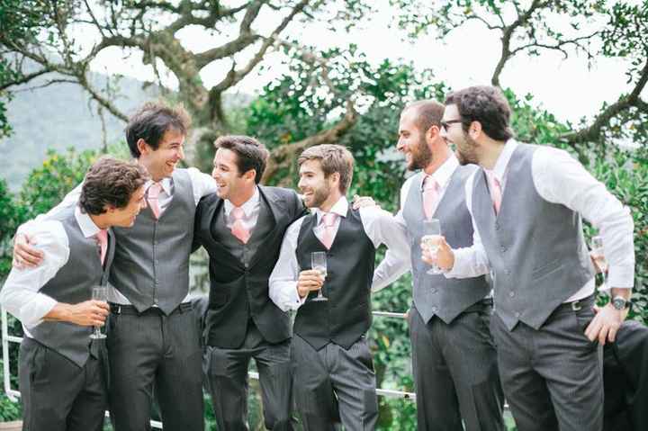 roupa Dos padrinhos casamento ao ar livre - 2