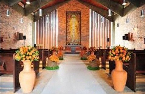 Essa é a igreja, mas a decoração será diferente dessa da foto