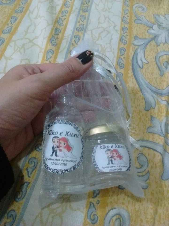Lembrancinha padrinhos - 1