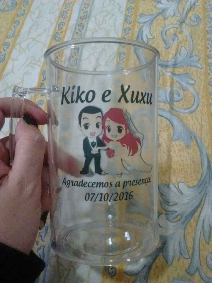 Lembrancinha padrinhos - 1