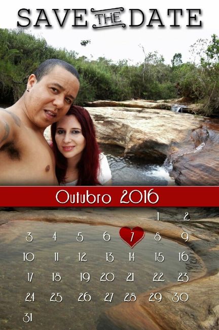Nosso save the date tá pronto - 1