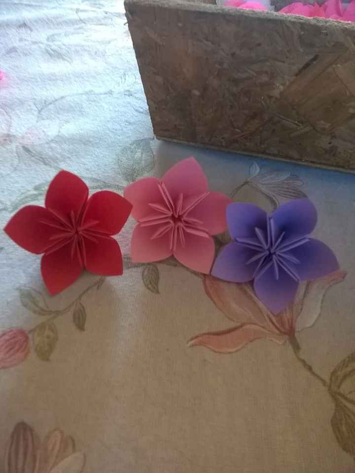 Flores de origami