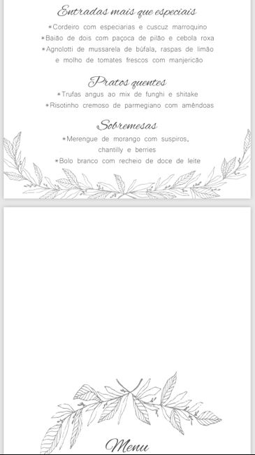 Cardápio Finalizado - 3