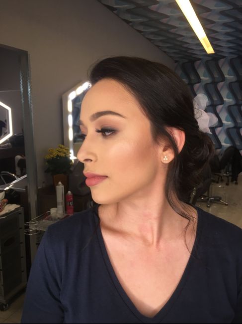 Teste de noiva make e cabelo. - 2