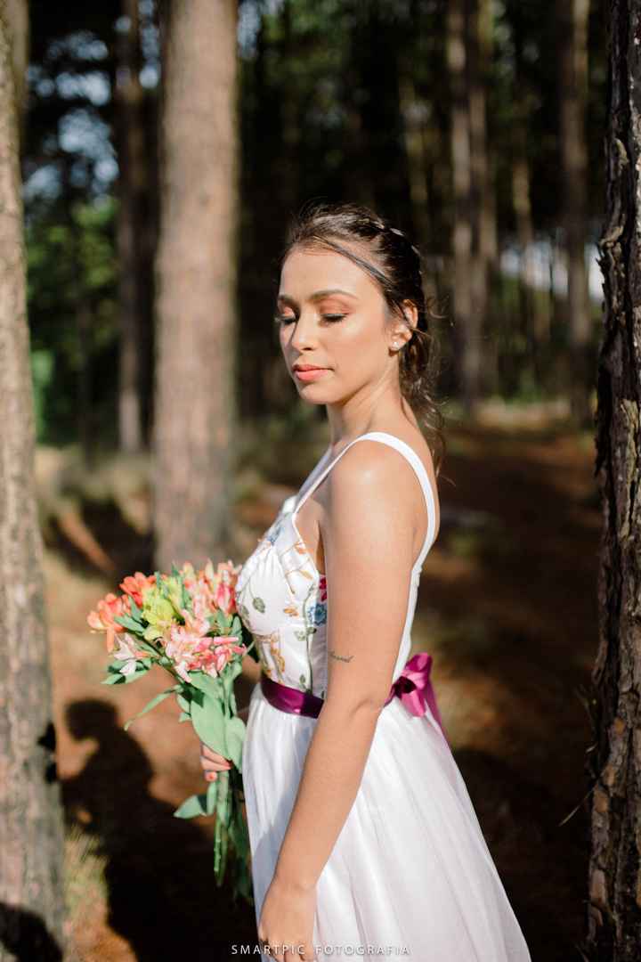 Make e penteado para Pré Wedding 🌸🌿 - 2