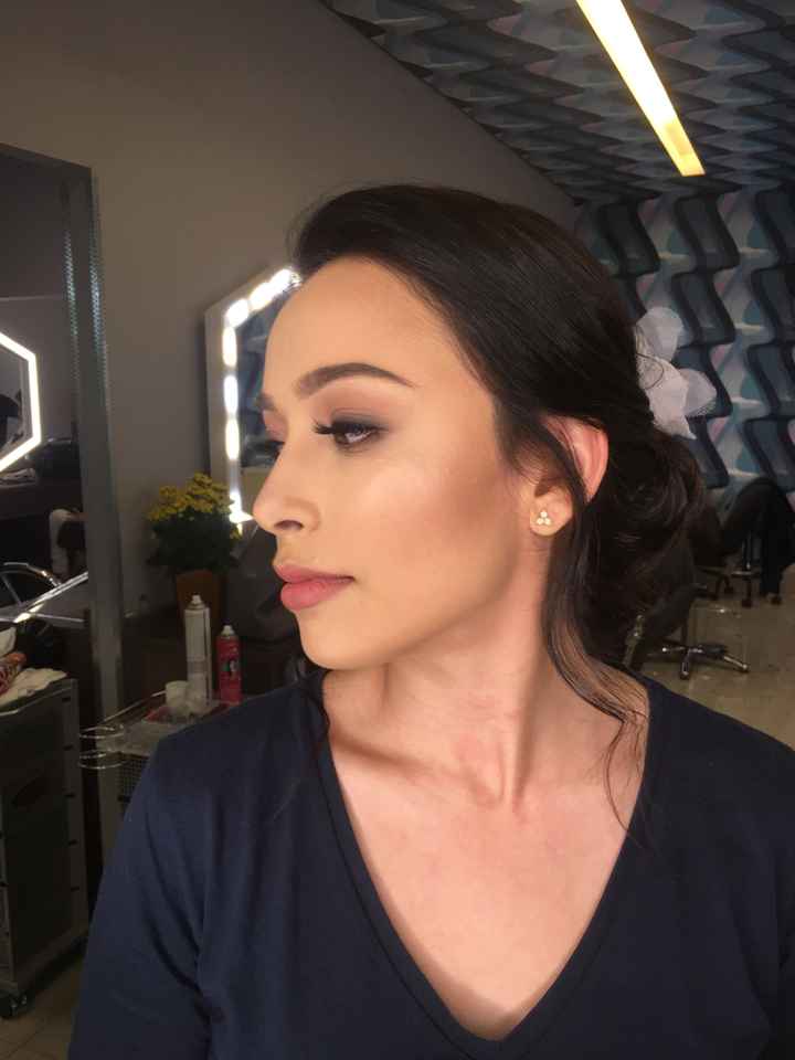 Teste de noiva make e cabelo. - 2