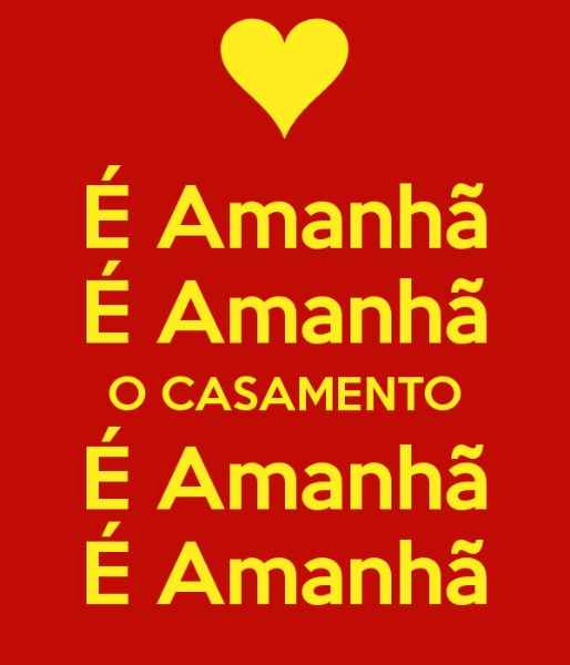 É amanhãaaaaaaaaaaaaa