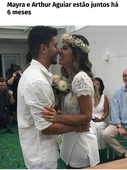 Mayra Cardi se casa de minisaia, cropped e tênis com Arthur Aguiar 2