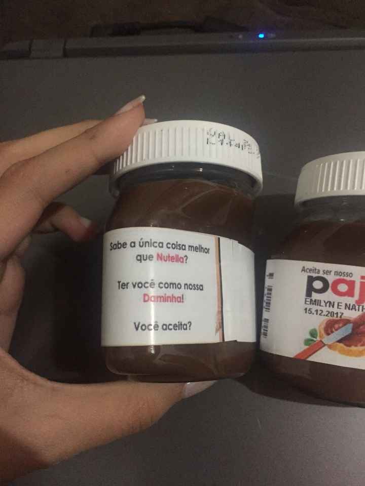 #vemver nutella para daminhas e pajens - 2