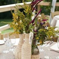 Diy- garrafas de vidro rústicas - 2