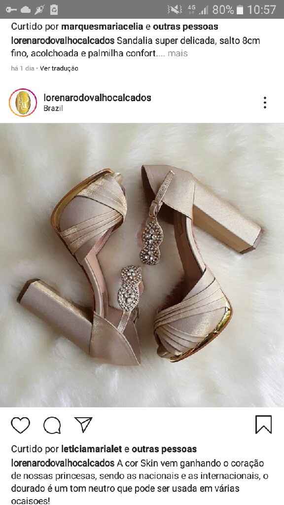 Calçados da noiva - 1