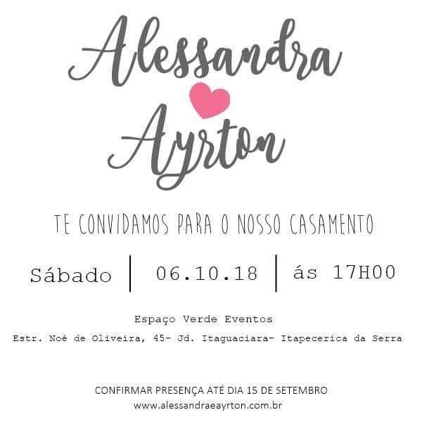 meninas meu Convite!!! Eu que fiz ❤️ - 1