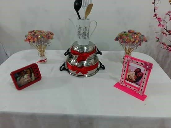 Algumas partes da decoração