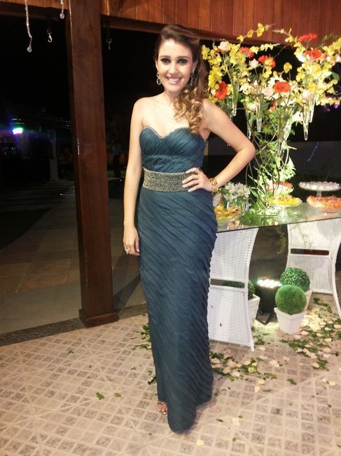madrinha de verde