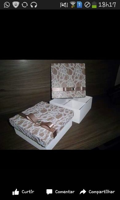 Minhas caixinhas convite madrinhas diy - 1