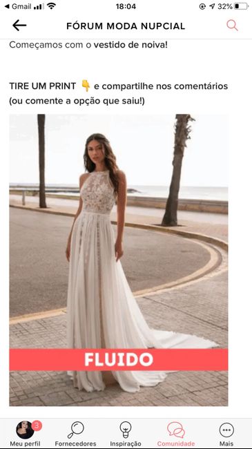 TIRE UM PRINT para decidir o vestido 14