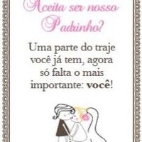 Lembrança Padrinhos e Madrinhas