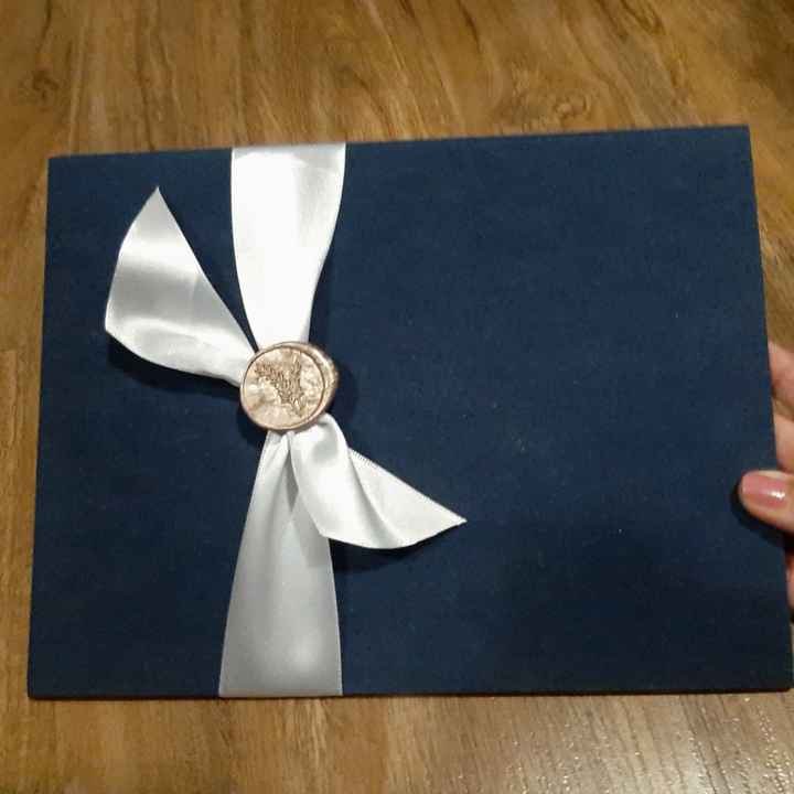 Nosso convite de casamento diy - 1