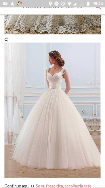 Se eu fosse rica, escolheria este vestido - 1