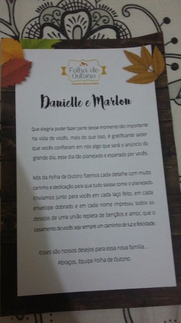 confesso que fiquei emocionada ao ler, senti realmente o carinho nas palavras.