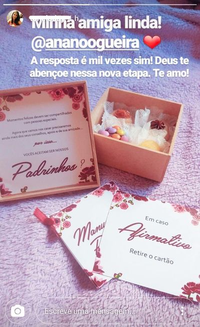 Convite dos padrinhos simples #vemver 5