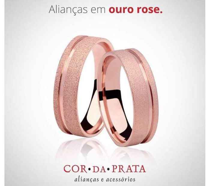 Como é difícil encontrar uma aliança diferente!! - 1