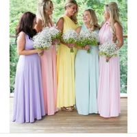 Madrinhas do Civil com vestido em tom pastel - 1