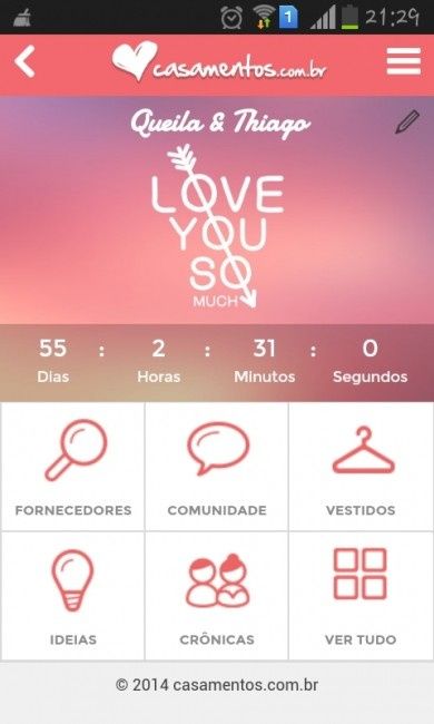 Quanto tempo falta para o seu casamento? - 1