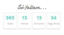 Faltam 365 dias!! \o/