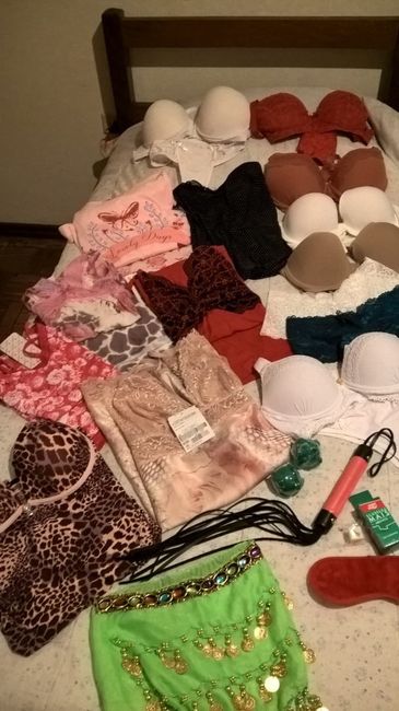 Meus presentes chá de Lingerie