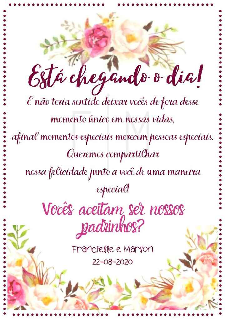 Manual dos padrinhos e convite da tampa da caixa - 8
