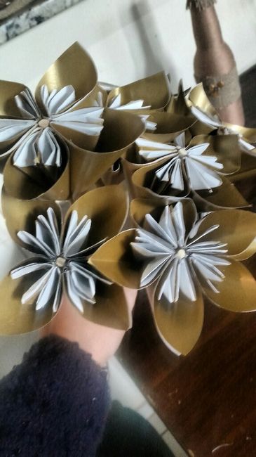  Decorações/ buquê de origami - 2
