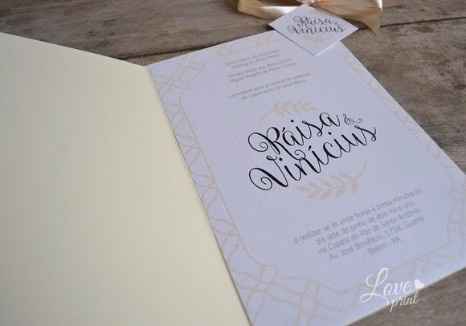 Convite do Casamento