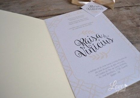 Convite do Casamento