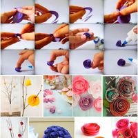 Flores de papel