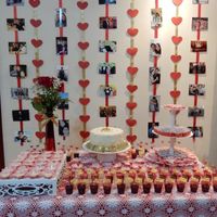 Mesa de Doces Noivado - DIY. 